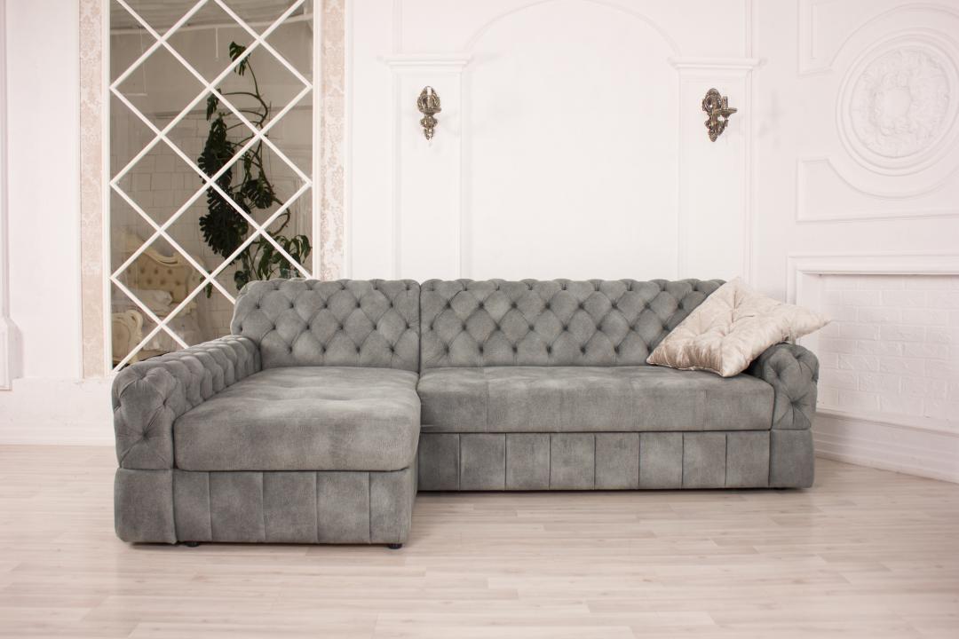 Диван Джеронимо угловой, бежевый