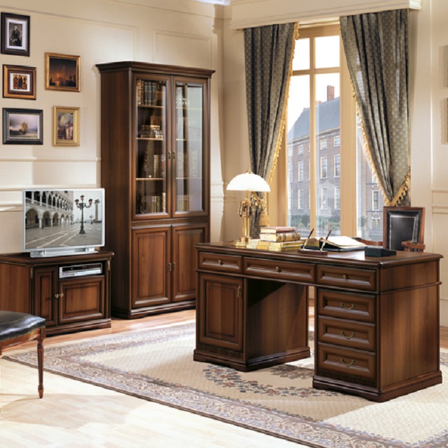 Стол письменный двухтумбовый Joconda орех