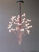 Подвесной светильник Birds Birds Birds 190cm blue/rose wires