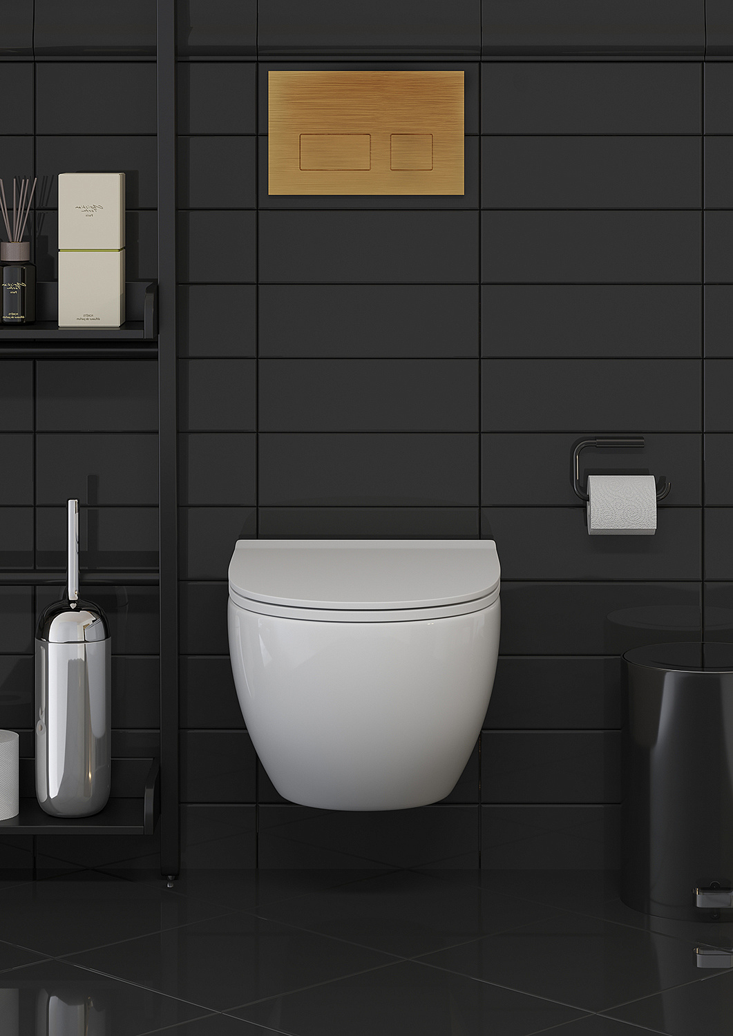 Унитаз подвесной TONI ARTI Baglio с сиденьем с микролифтом