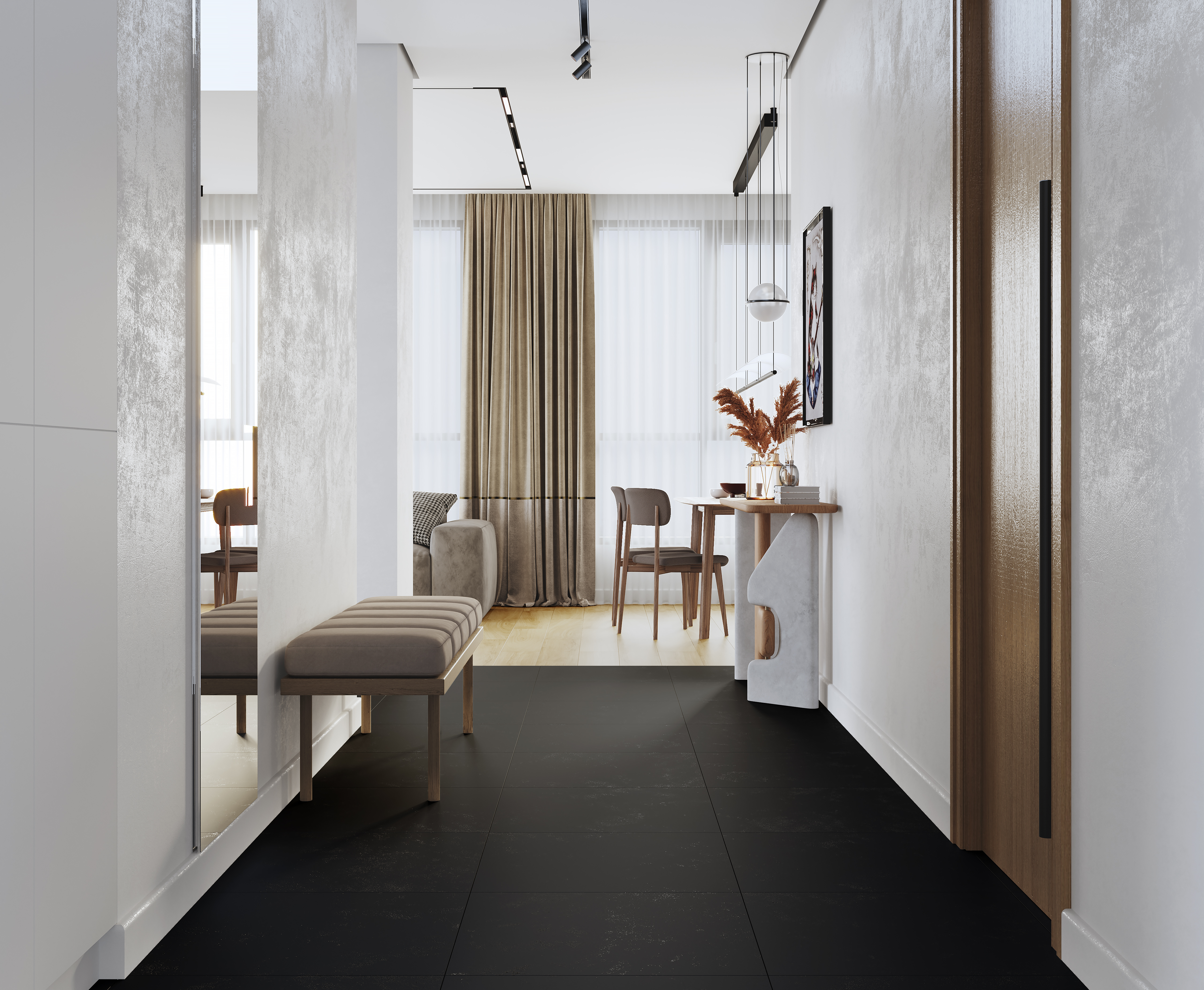 Керамогранит Эволюшн Неро 60х120