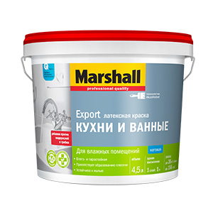 Краска Marshall Для Кухни и Ванной