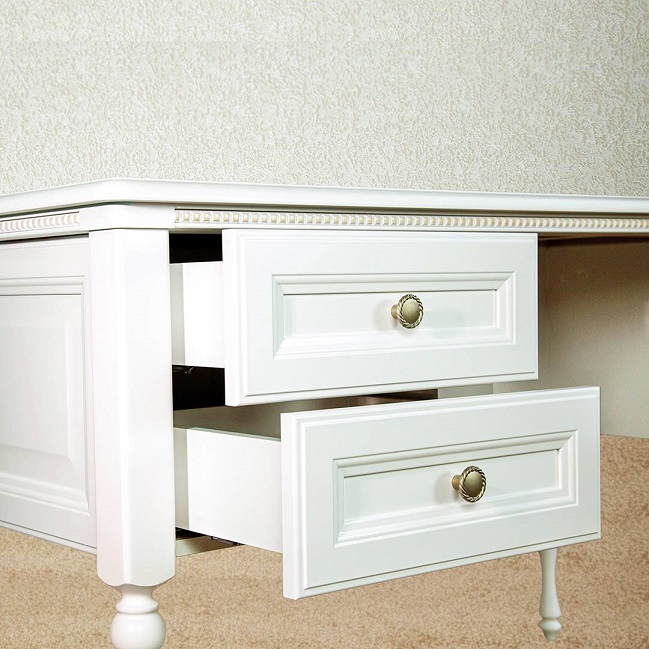 Стол письменный бестумбовый малый Joconda, Бьянко