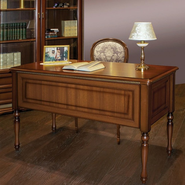 Стол письменный бестумбовый Joconda орех 