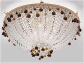 Потолочная люстра Baga 3156 special silver / transparent and amber colored