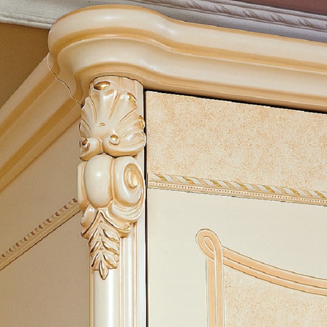 Шкаф Престиж 4-х дверный без зеркал, беж