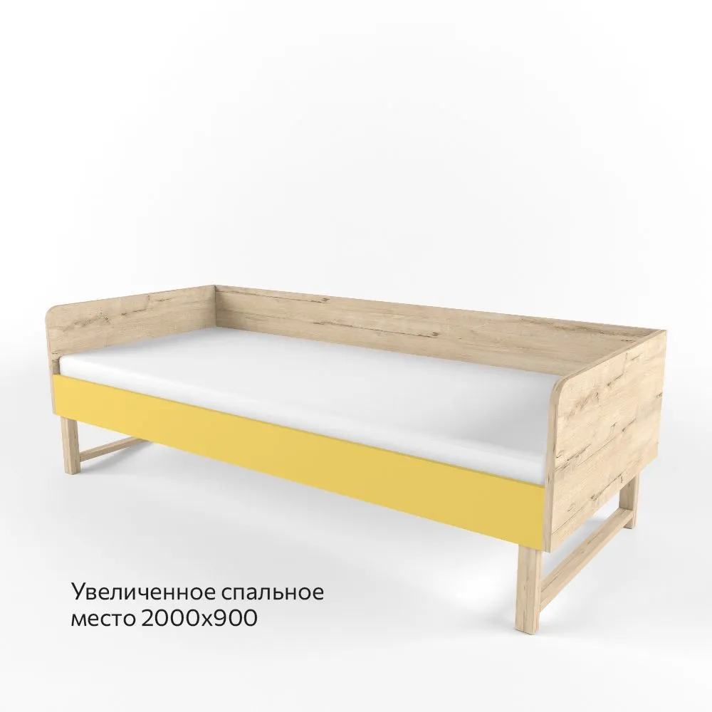 Кровать большая на ножках «2+2»