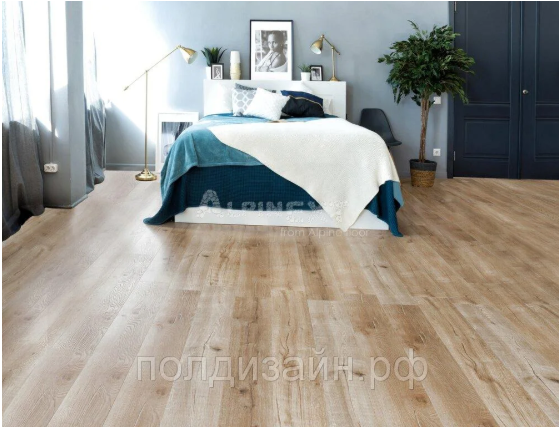 Плитка ПВХ замковая Alpine Floor Real Wood Дуб Классический