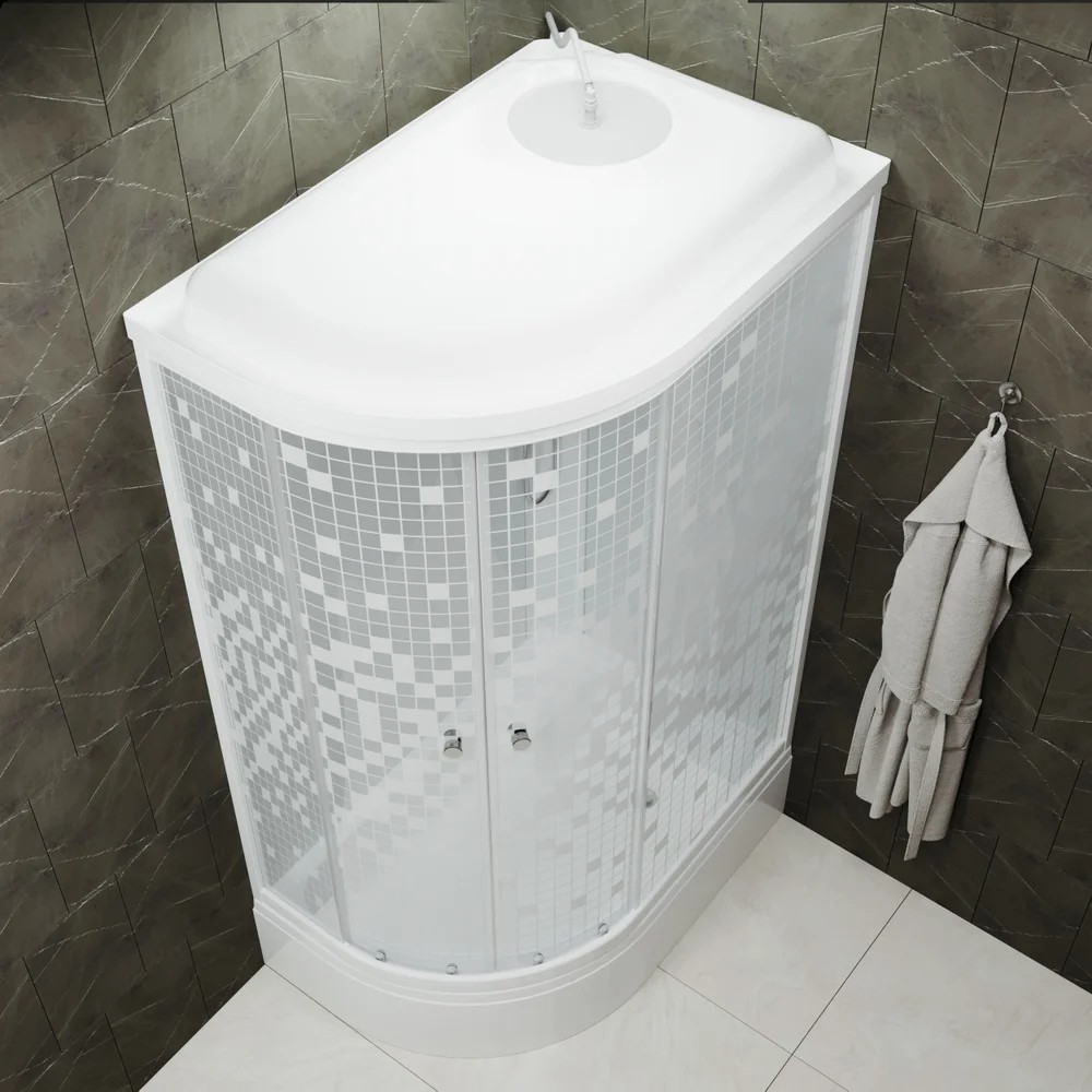 Душевая Кабина TRITON Коралл (с ДН 4) 1200х800, B Мозаика R
