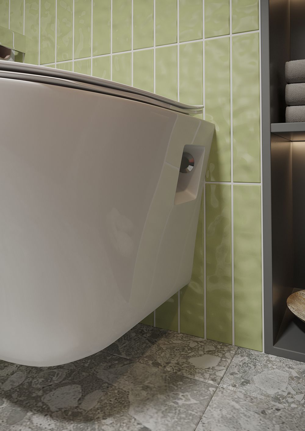 Унитаз подвесной TONI ARTI Lamoli с сиденьем с микролифтом