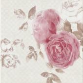 Керамическая плитка Dec. Rose Mix2 (2) Bia/Bordeaux настенная 25*25