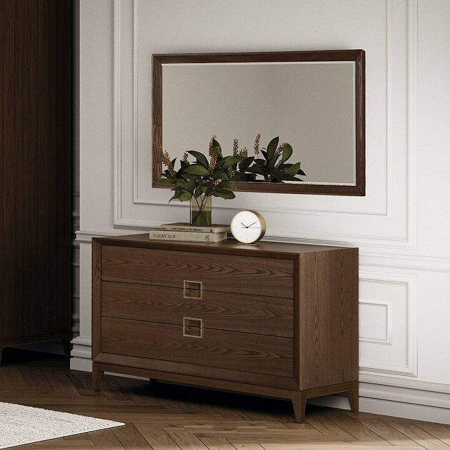 Зеркало 1100х600 Modena, орех Мокко 