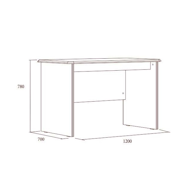 Стол 120, ЕС5001 (без тумбы) Ekaterina крем 