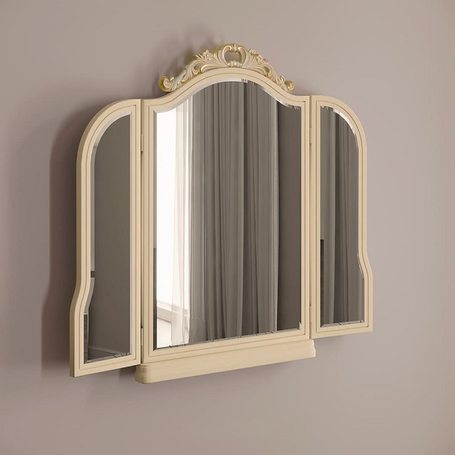 Зеркало к туалетному столу Престиж, беж Зеркало к туалетному столу Престиж, беж