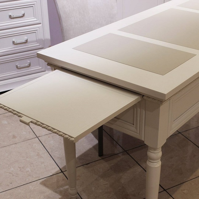 Стол письменный бестумбовый Lorenzo вуаль