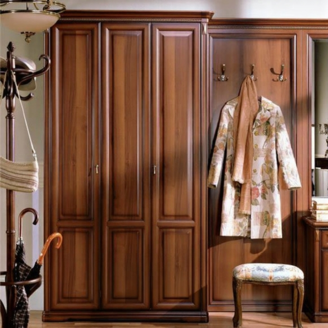 Шкаф 3-х дверный для прихожей, Джоконда орех