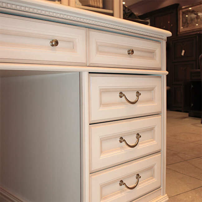 Стол письменный двухтумбовый Joconda крем