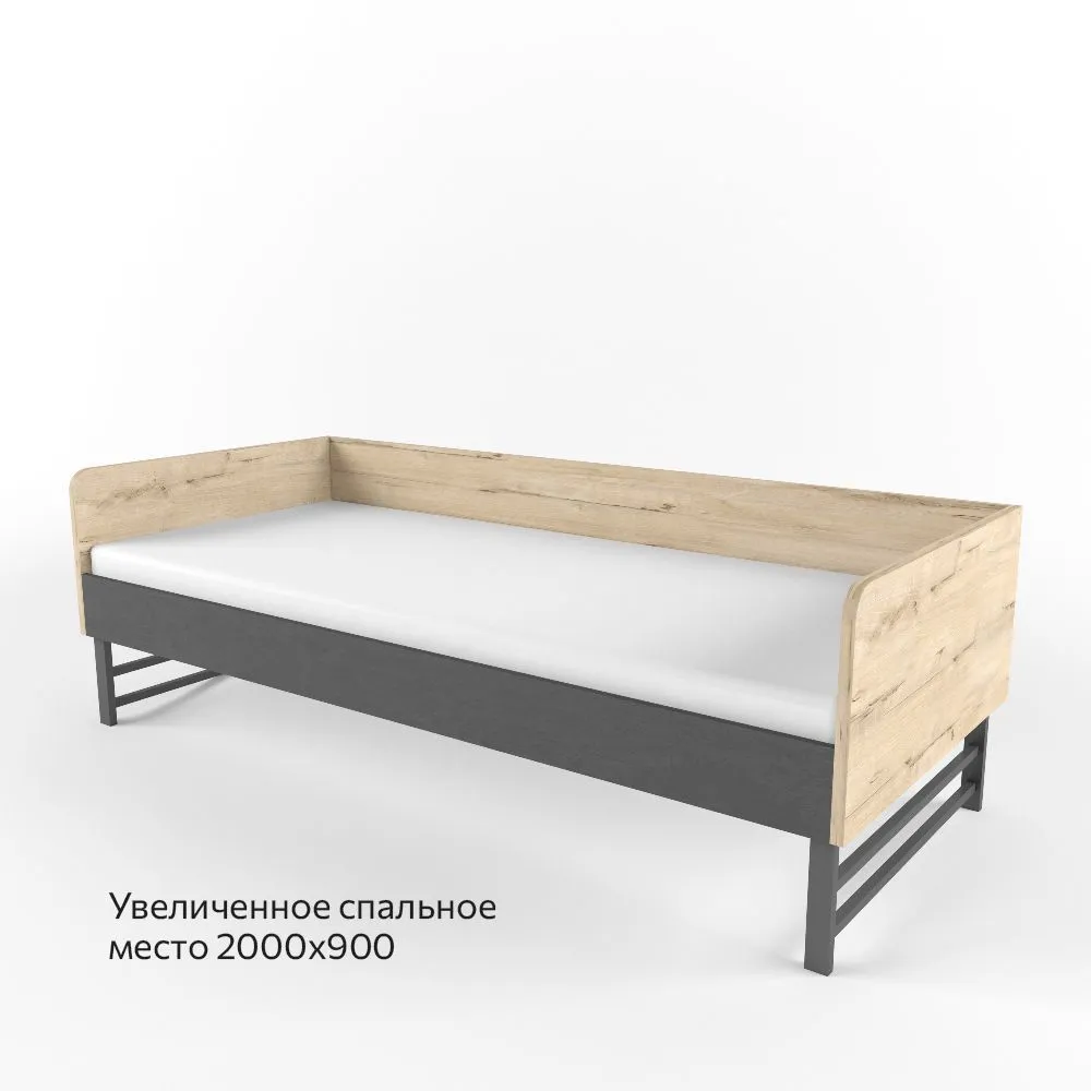 Кровать большая на ножках «2+2»