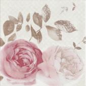 Керамическая плитка Dec. Rose Mix2 (1) Bia/Bordeaux настенная 25*25