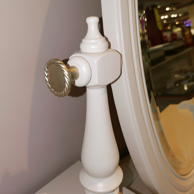 Стол туалетный Лоренцо с зеркалом, пудра