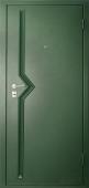 Дверь «Элемент Руст» зеленая