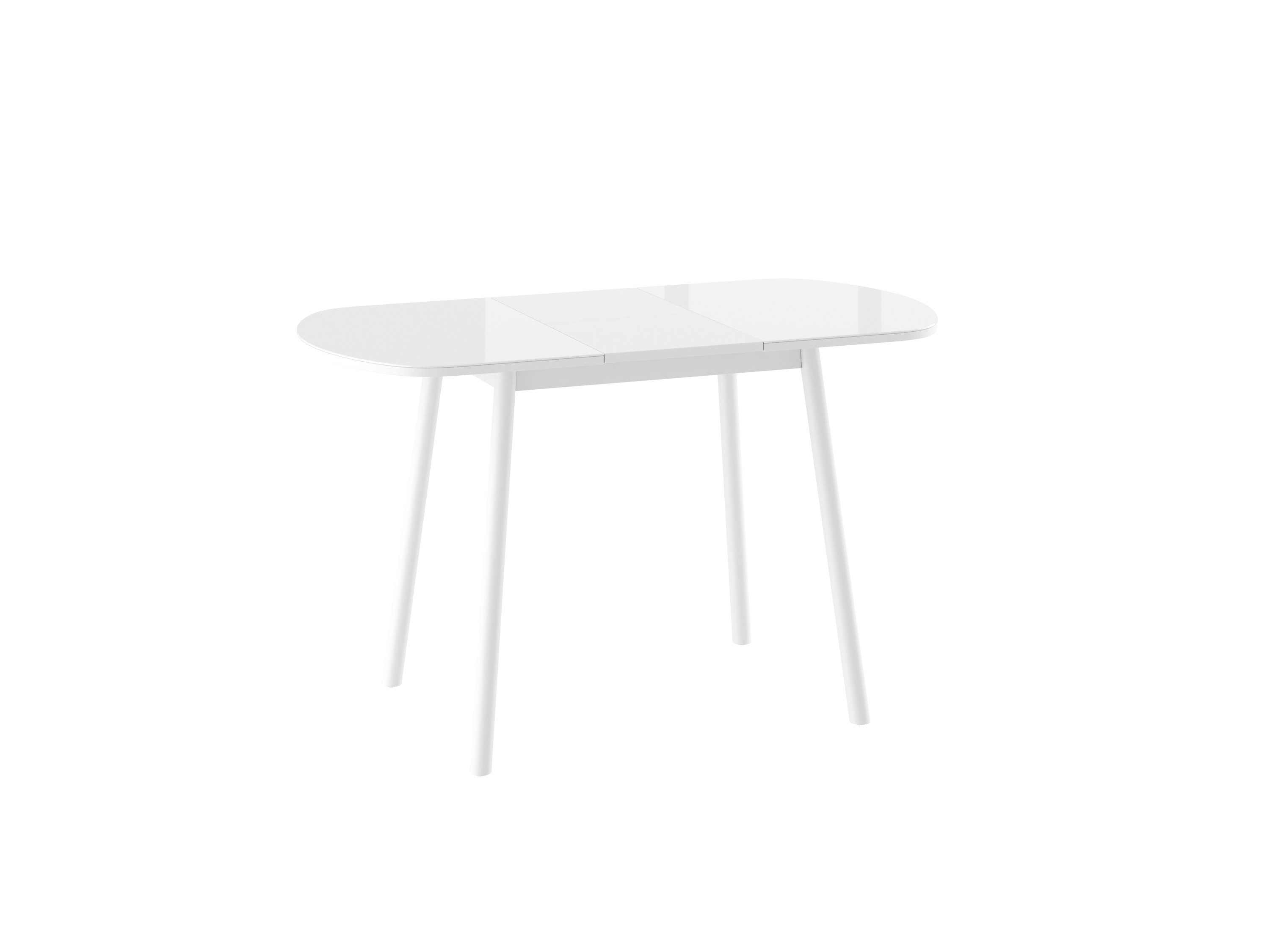 Стол РАУНД-94 (126)х64 со стеклом