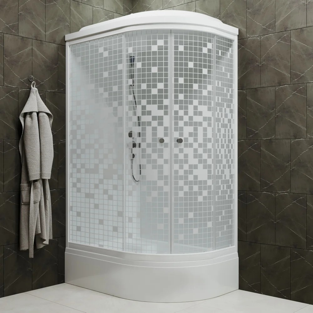 Душевая Кабина TRITON Коралл (с ДН 4) 1200х800, B Мозаика L