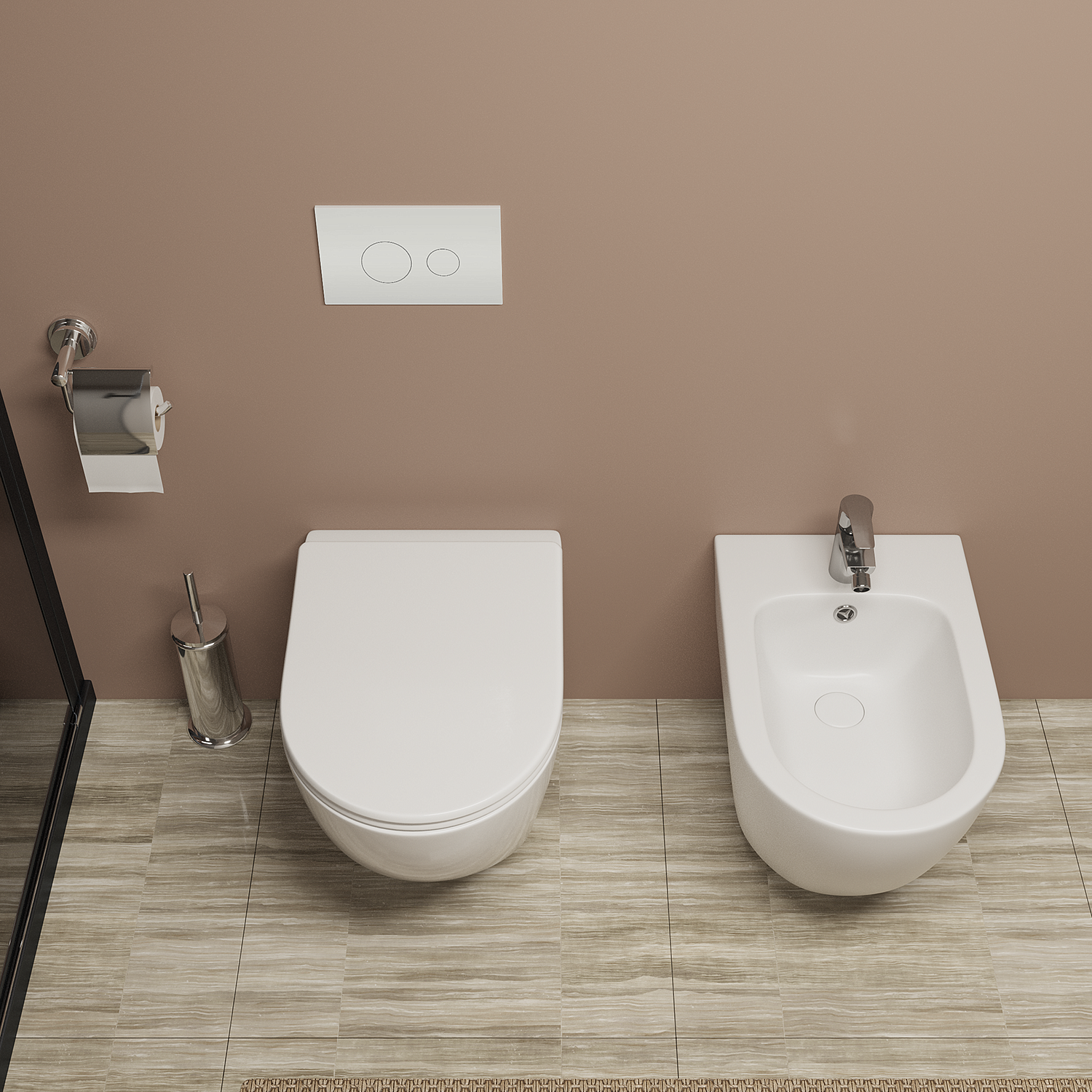 Унитаз подвесной TONI ARTI Russi с сиденьем с микролифтом