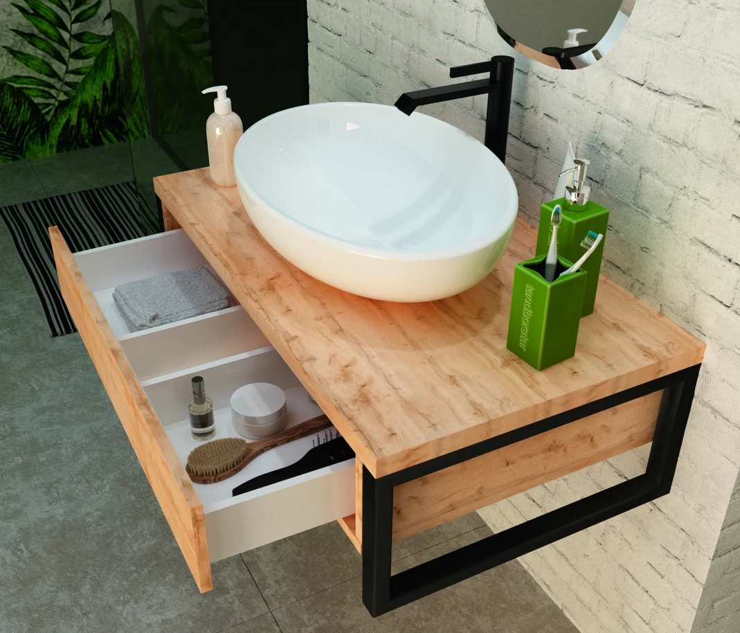 Тумба GRUNGE LOFT 80П 1в.я дуб вотан