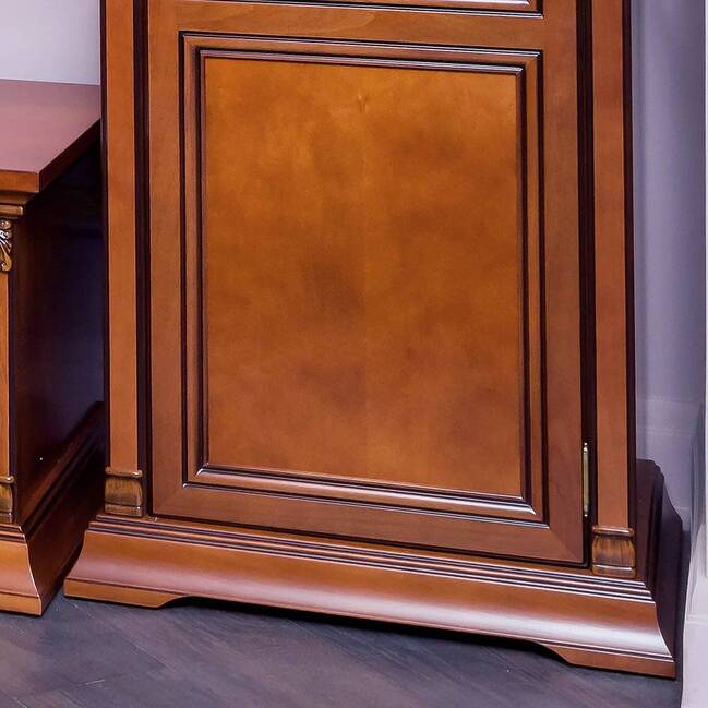 Шкаф для книг 1 -дв. правый Lorenzo вишня