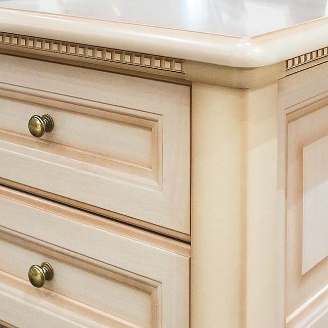 Стол письменный однотумбовый Joconda крем