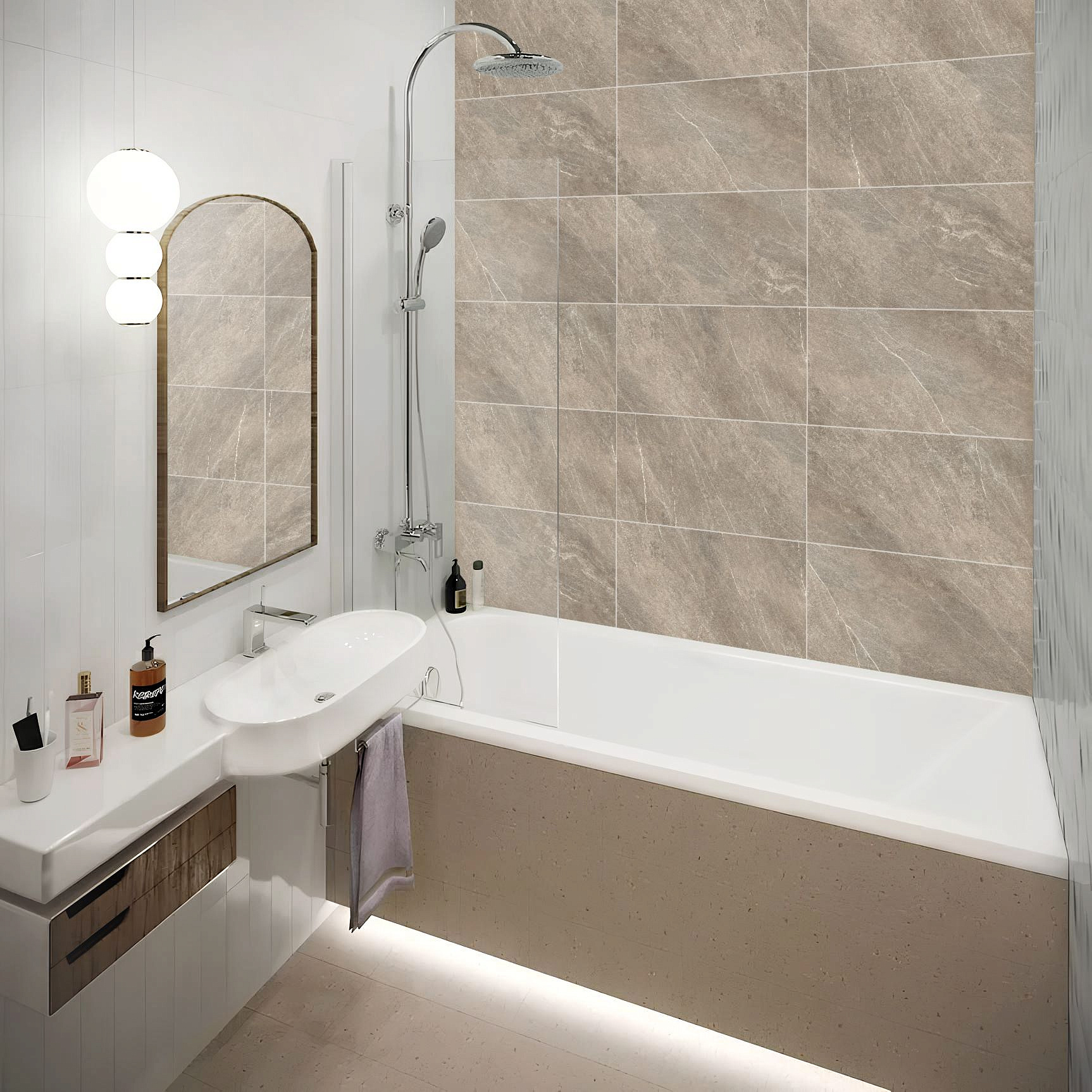 Акриловая ванна TONI ARTI Modena PL 170x70