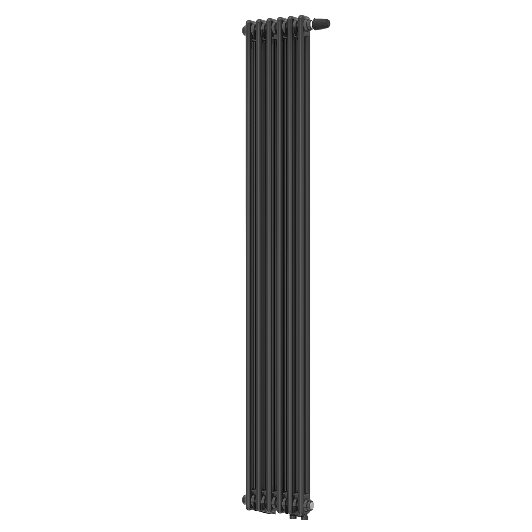 Радиатор Batarìa КЗТО 2-1750-6 UT, структурный чёрный шёлк