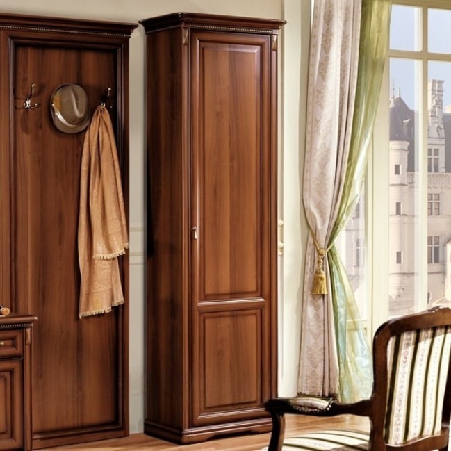 Шкаф однодверный правый для прихожей, Джоконда орех