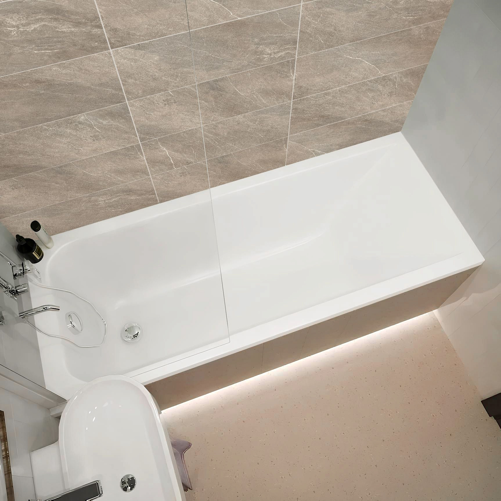 Акриловая ванна TONI ARTI Modena PL 170x70