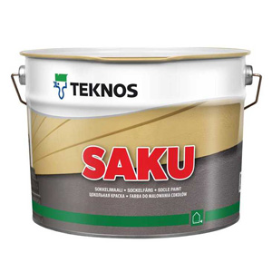 Краска фасадная цокольная Teknos Saku
