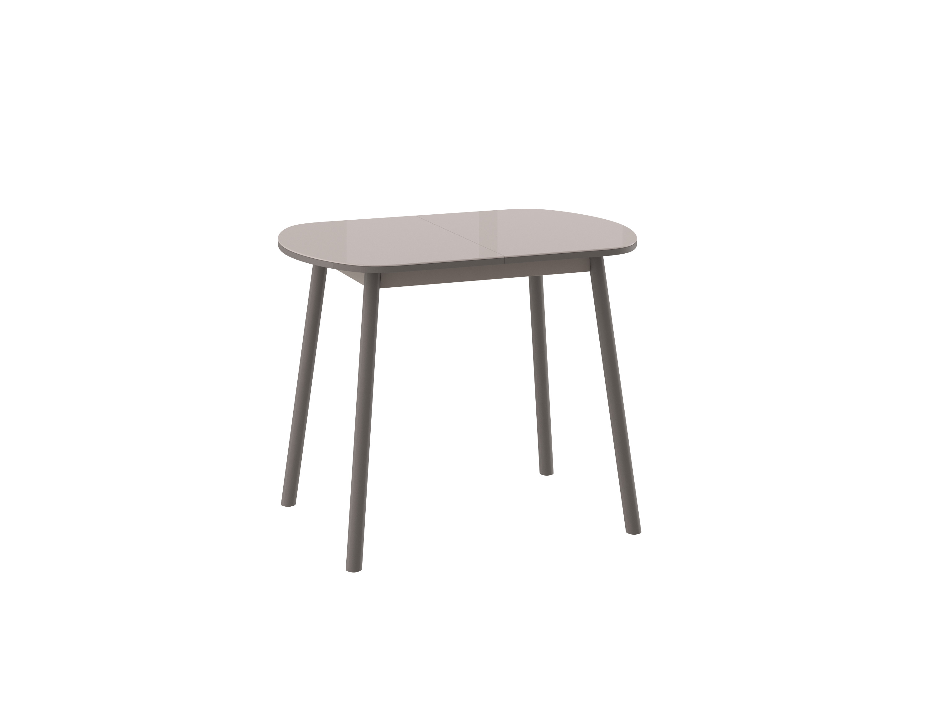 Стол РАУНД-94 (126)х64 со стеклом 