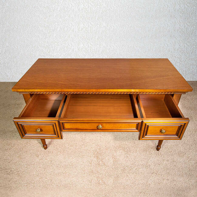 Стол письменный бестумбовый (стандарт) Lorenzo вишня