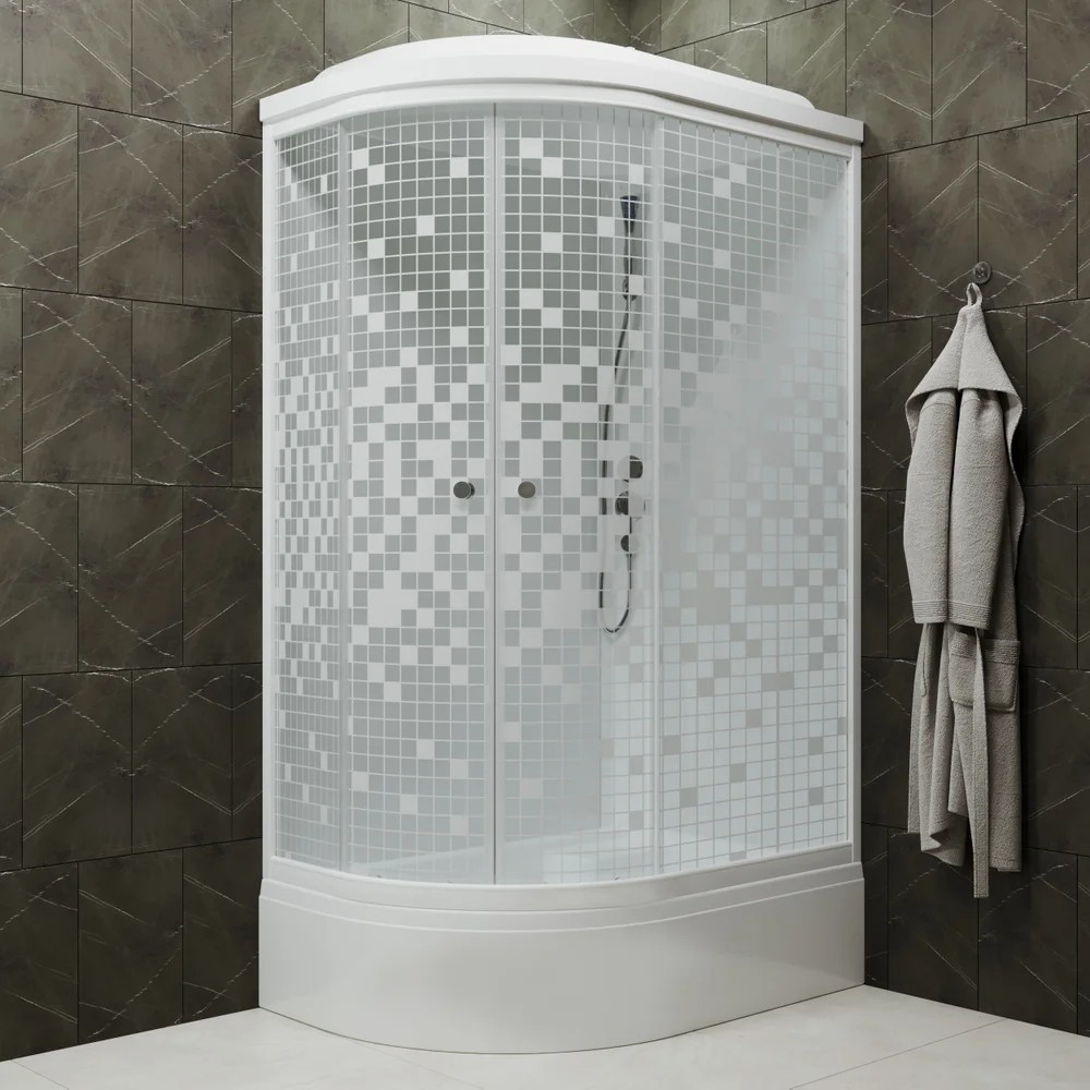 Душевая Кабина TRITON Коралл (с ДН 4) 1200х800, B Мозаика R