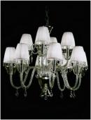 Подвесная люстра 7700/8+4 White Charmante Chrome White