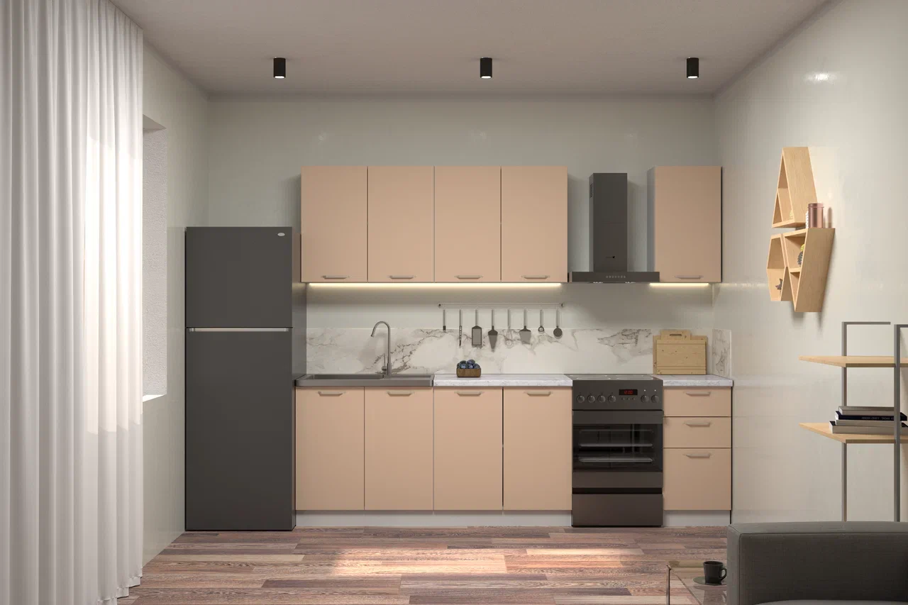 Кухонный гарнитур Марсель Фреш оазис 2,0 м