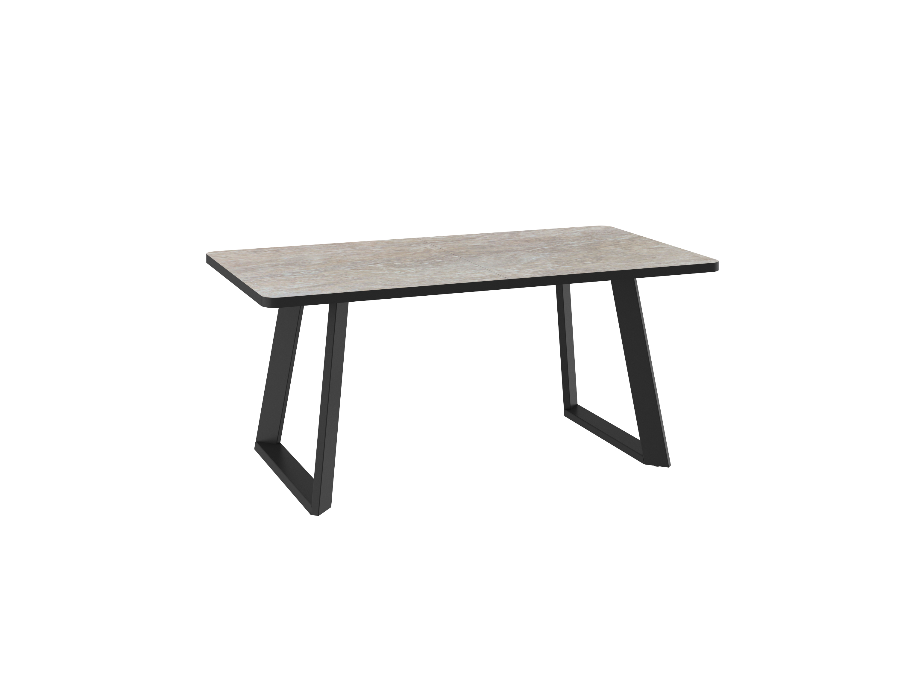 Стол ЛОФТ ЛЮКС закругленный-160 (205)х90