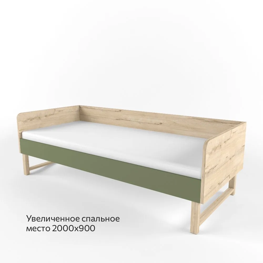 Кровать большая на ножках «2+2»