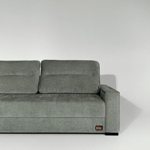 Диван угловой Пэшн, серый, лофт