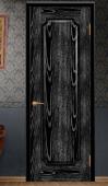 Дверь Маэстро 1 (цвет черное серебро)
