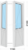 Штульповые балконные двери