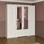 Шкаф Joconda 4-х дверный с зеркалами, Бьянко Шкаф Joconda 4-х дверный с зеркалами, Бьянко