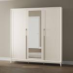 Шкаф Modena 3-х дверный с зеркалами, дуб сатин