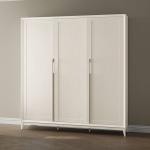 Шкаф Modena 3-х дверный без зеркал, дуб Сатин