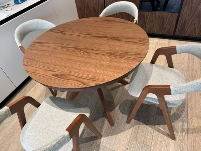 Стол VERONA 1100 с круглой столешницей 
